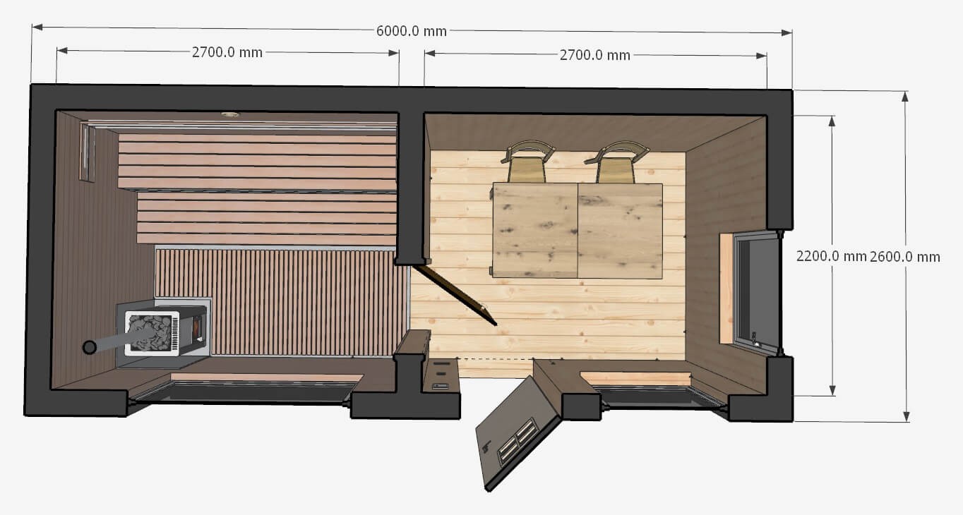 Tiny House Sauna Model 4 – Bild 13