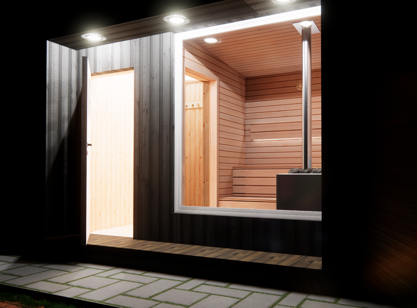 Tiny House Sauna Model 1 – Bild 9