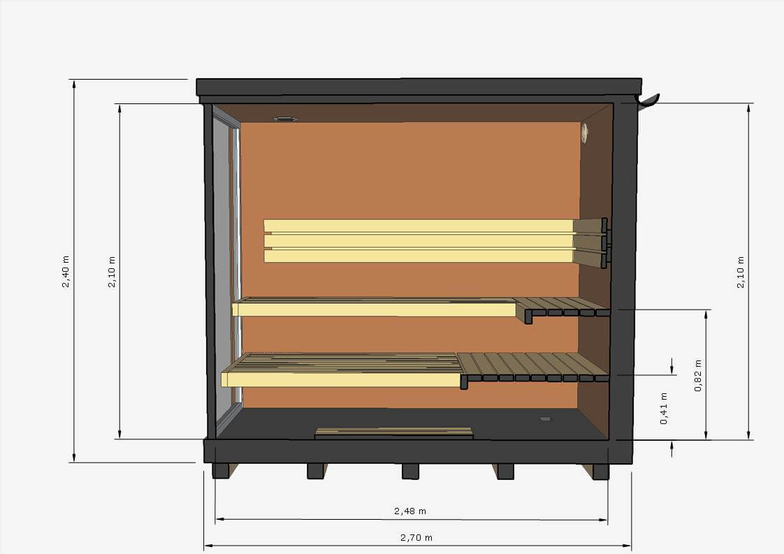 Tiny House Sauna Model Clara – Bild 12