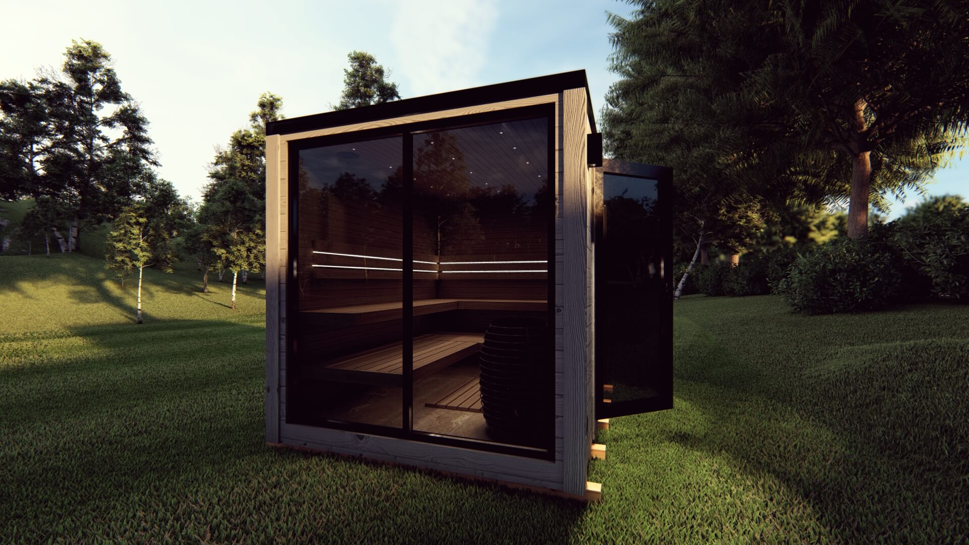 Tiny House Sauna Model Clara – Bild 3