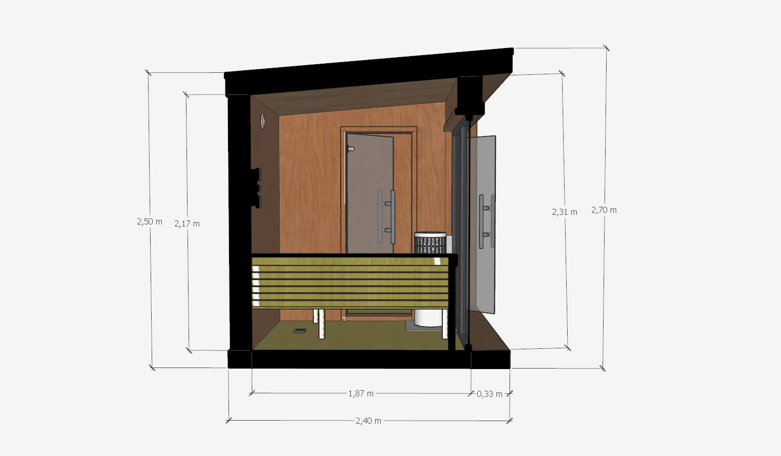 Tiny House Sauna Model Nils – Bild 13